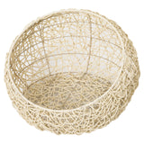 PawHut Rattan Katzenhöhle Katzenbett Katzenhaus mit Kissen Katzenzelt Haustierhaus für Katzen Hunde – Produktabbildung 8