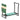Outsunny Kniebank, Klappbarer Gartenhocker, 2-in-1, Kniehilfe, mit Werkzeugtasche, EVA-Schaumstoff, 58 x 28 x