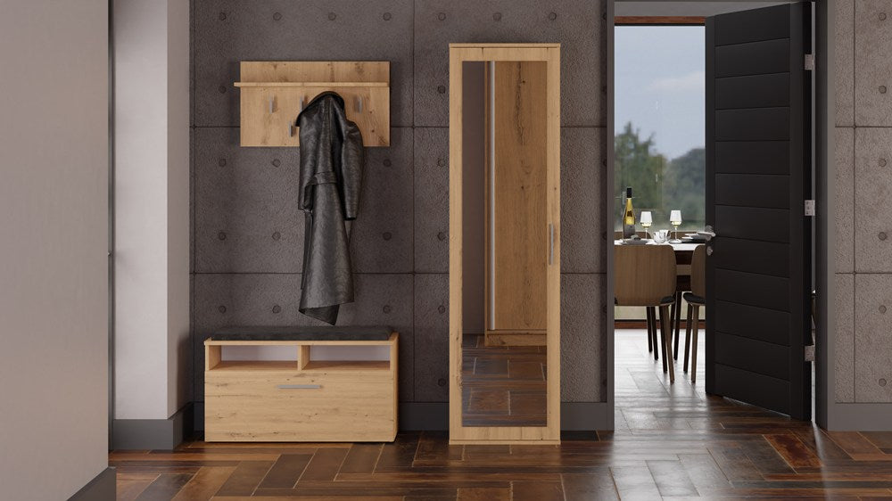 Kleiderschrank DUO EICHE ARTISAN – Produktabbildung 4