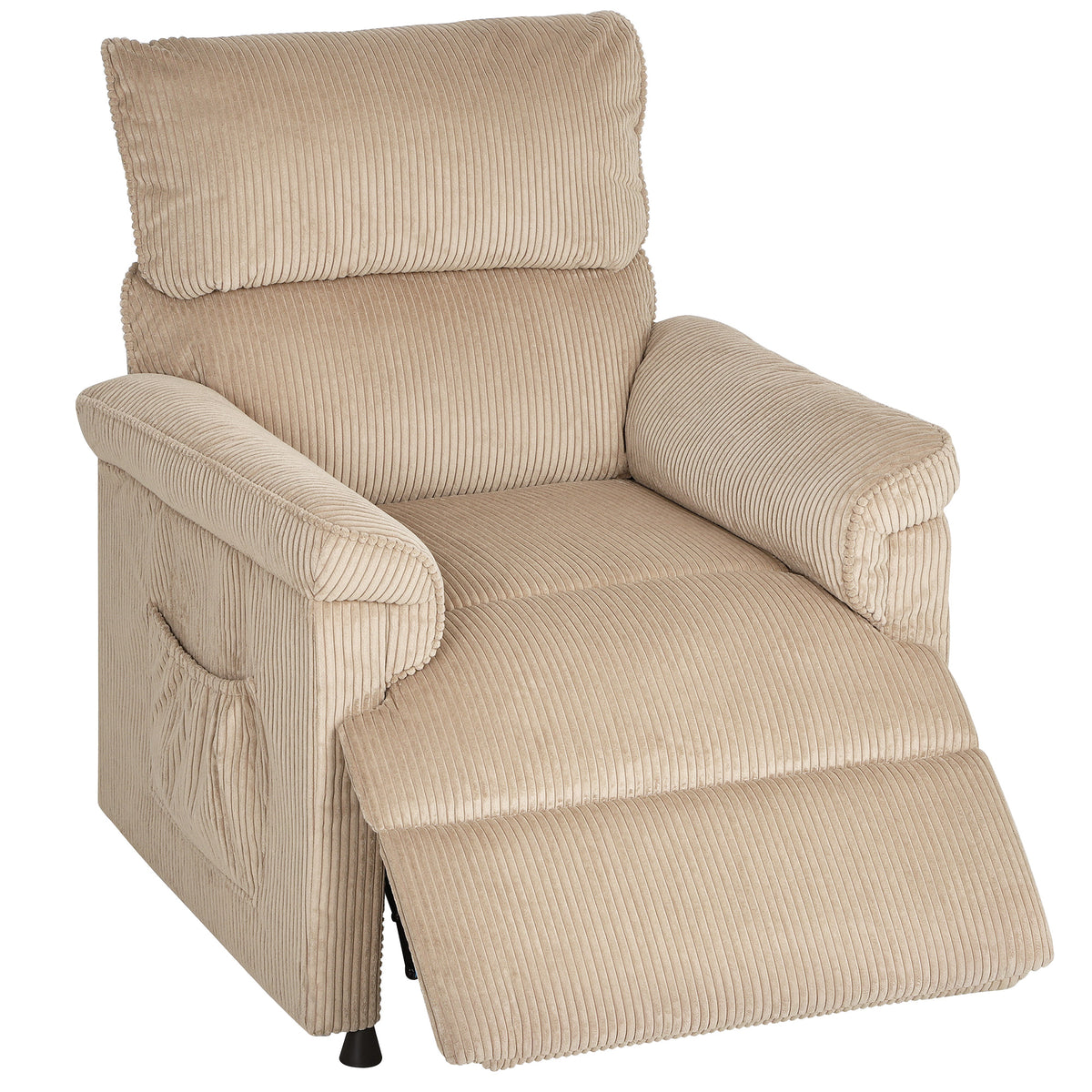 HOMCOM Massagesessel mit Vibrationsmodi, Wärmefunktion, leiser Motor, Memory-Funktion, Stahl, Stoffbezug