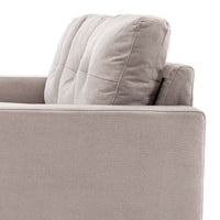 HOMCOM 3-Sitzer-Ecksofa, Leinenoptik, Wendbare Chaiselongue, 193x136x85 cm, Hellgrau – Produktabbildung 9