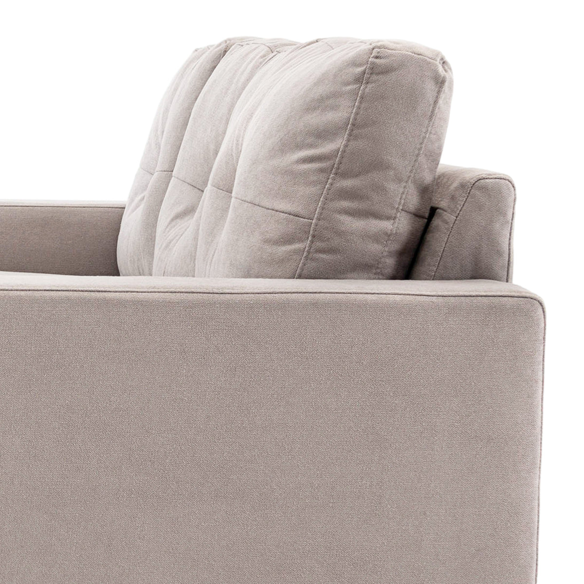 HOMCOM 3-Sitzer-Ecksofa, Leinenoptik, Wendbare Chaiselongue, 193x136x85 cm, Hellgrau – Produktabbildung 9