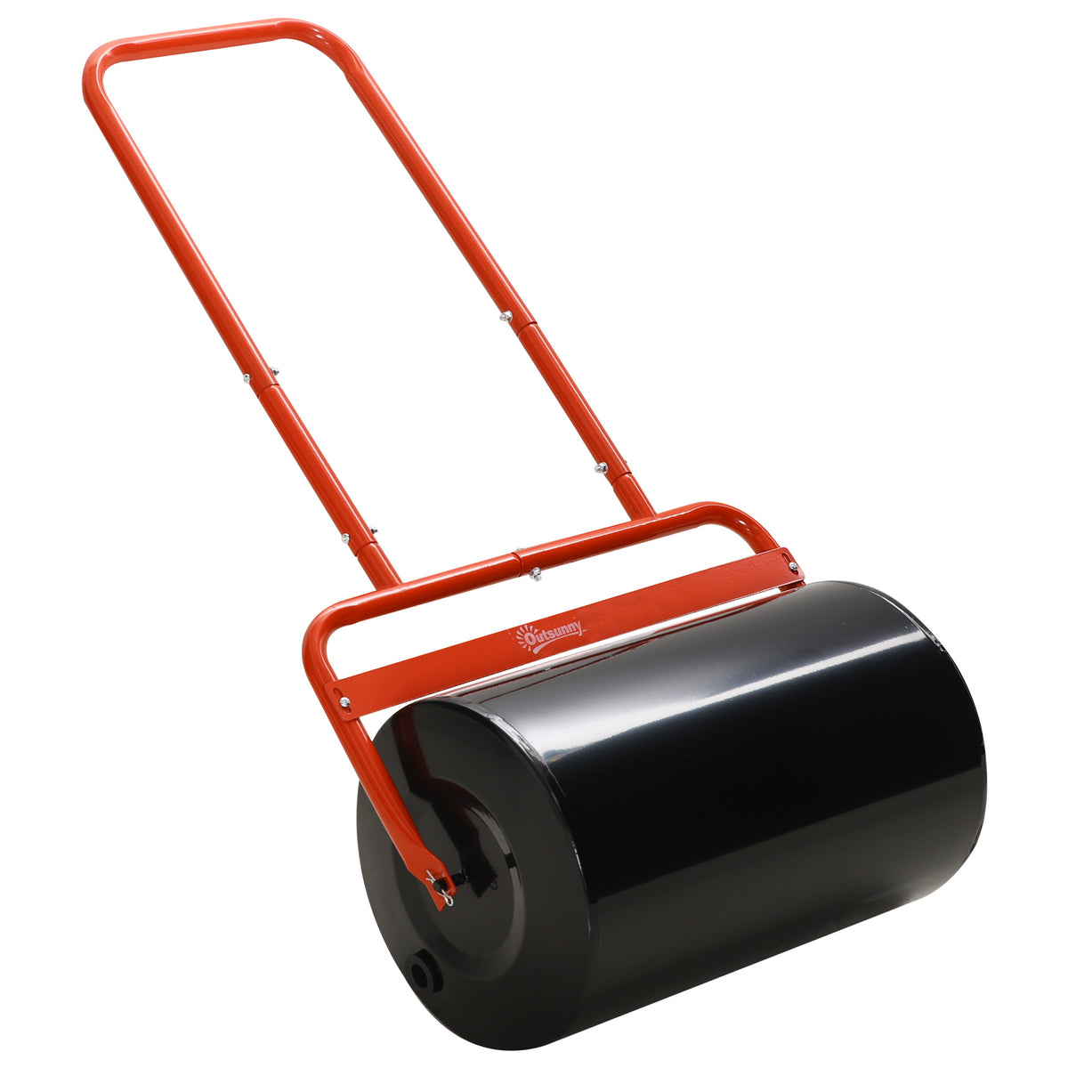 Outsunny Handliche Rasenwalze, Praktische Rasenrolle, Graswalze, Gartenwalze, flexibel, Stahl, 58L x 32,5B x