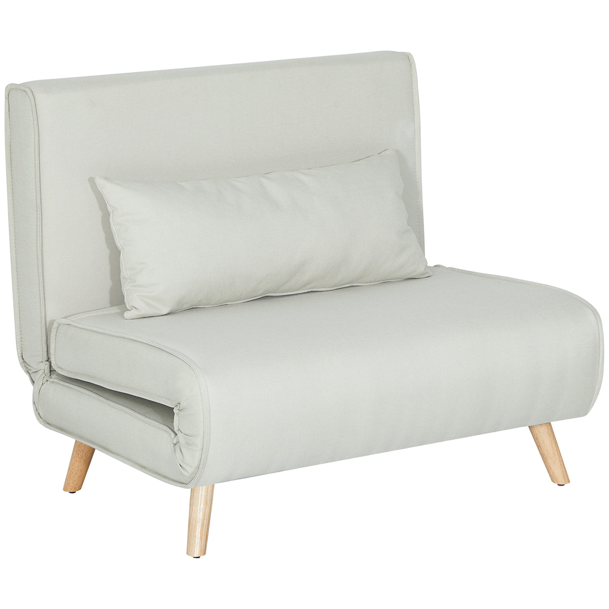 Einzelsofa Schlafsofa Sofabett Klappsofa verstellbar Rückenlehne Liege nordisch skandinavisch 25D Schaumstoff