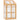 Outsunny Mini-Gewächshaus, kleines Treibhaus mit Holzrahmen, Fenster und Doppeltür, 3 Regale, 70L x 50B x