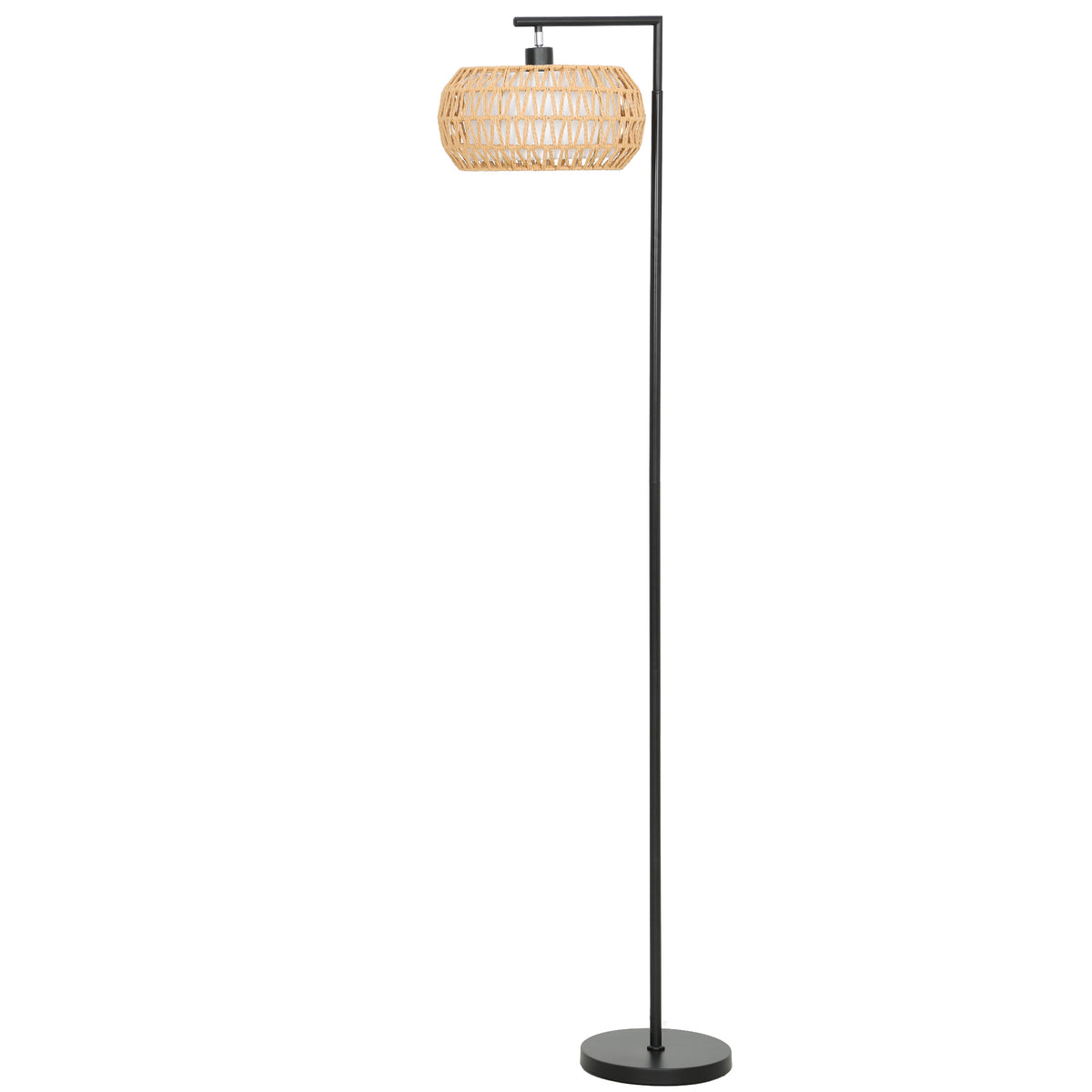 HOMCOM LED Stehlampe mit Doppelschirm, dimmbare Stehleuchte mit 3 Farbtemperaturen für Wohnzimmer