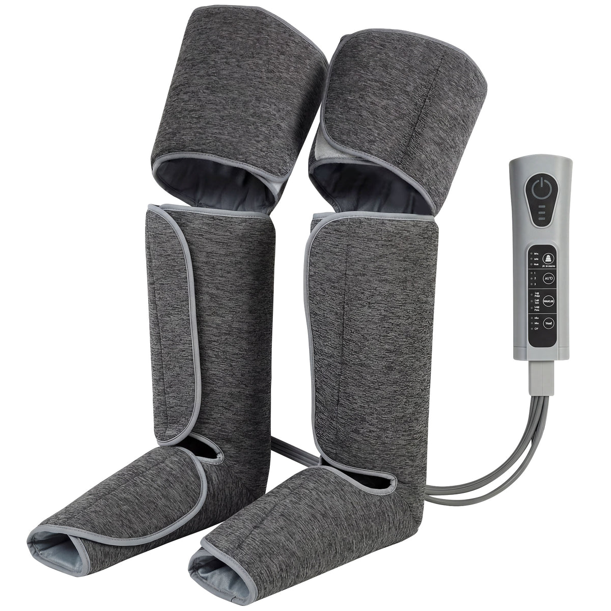 HOMCOM Beinmassager mit Wärme, Kompression, 3 Automodi & 3 Intensitäten, Fuß- und Wadenmassagegerät