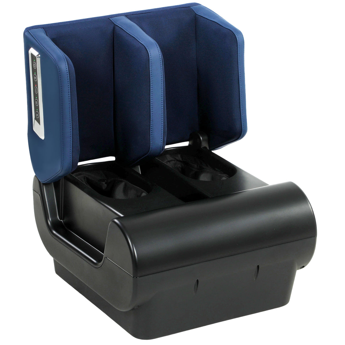HOMCOM 2-in-1 Beinmassagegerät mit Wärme, Luftkompression, Timer, 3 Modi & Intensitäten, Blau und Schwarz