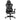 Vinsetto Ergonomischer Bürostuhl, Gaming Stuhl, Drehstuhl, Kunstleder, Schaumstoff, Schwarz, 67,5 x 74x