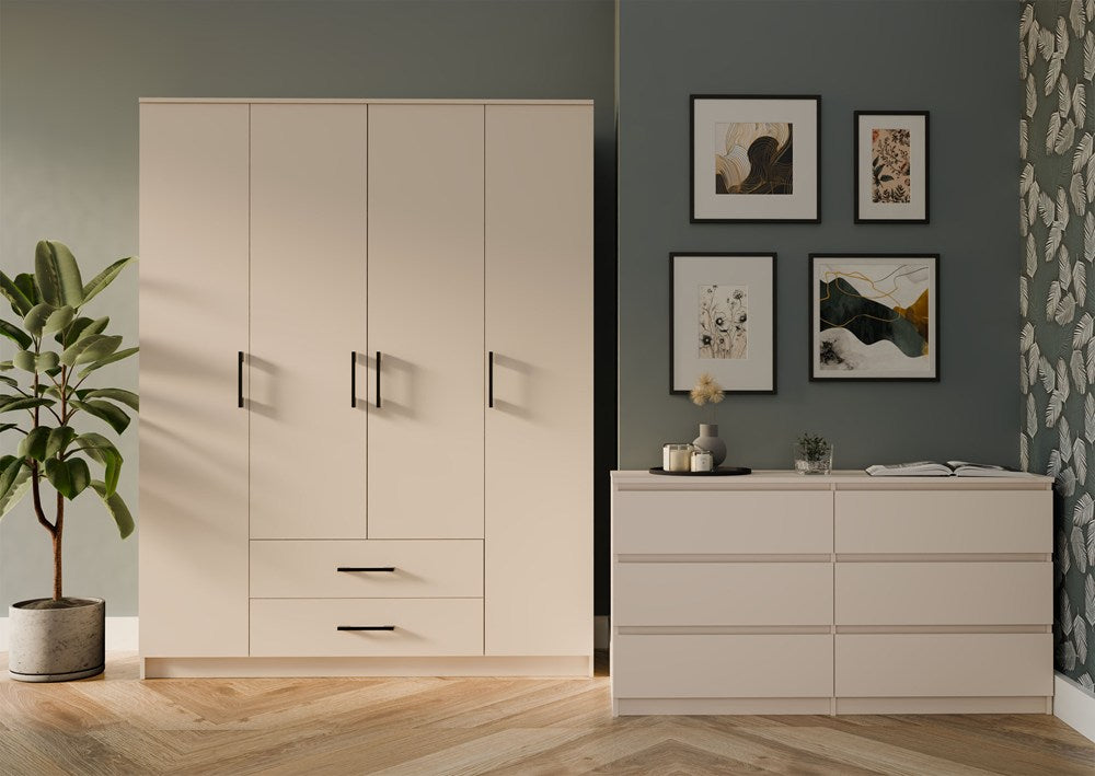 Kleiderschrank Romana 160X205 KASCHMIR BEIGE – Produktabbildung 2