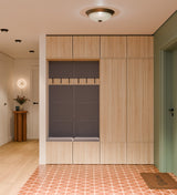 Garderobe HAGA IV/2Sz2W EICHE SONOMA 2x Schrank + 2x Kleiderpaneel – Produktabbildung 3