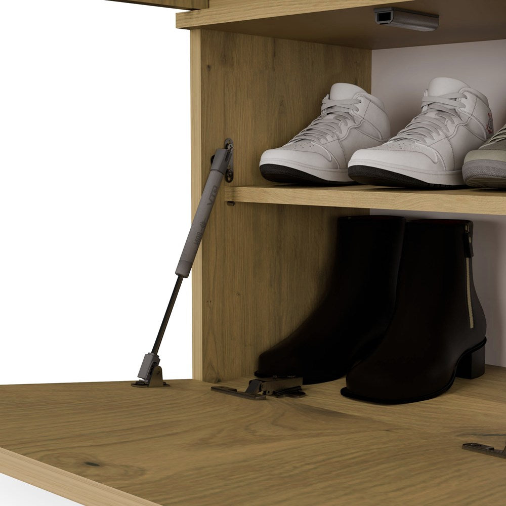 Garderobe HAGA IV/2Sz2W EICHE ARTISAN 2x Schrank + 2x Kleiderpaneel – Produktabbildung 8