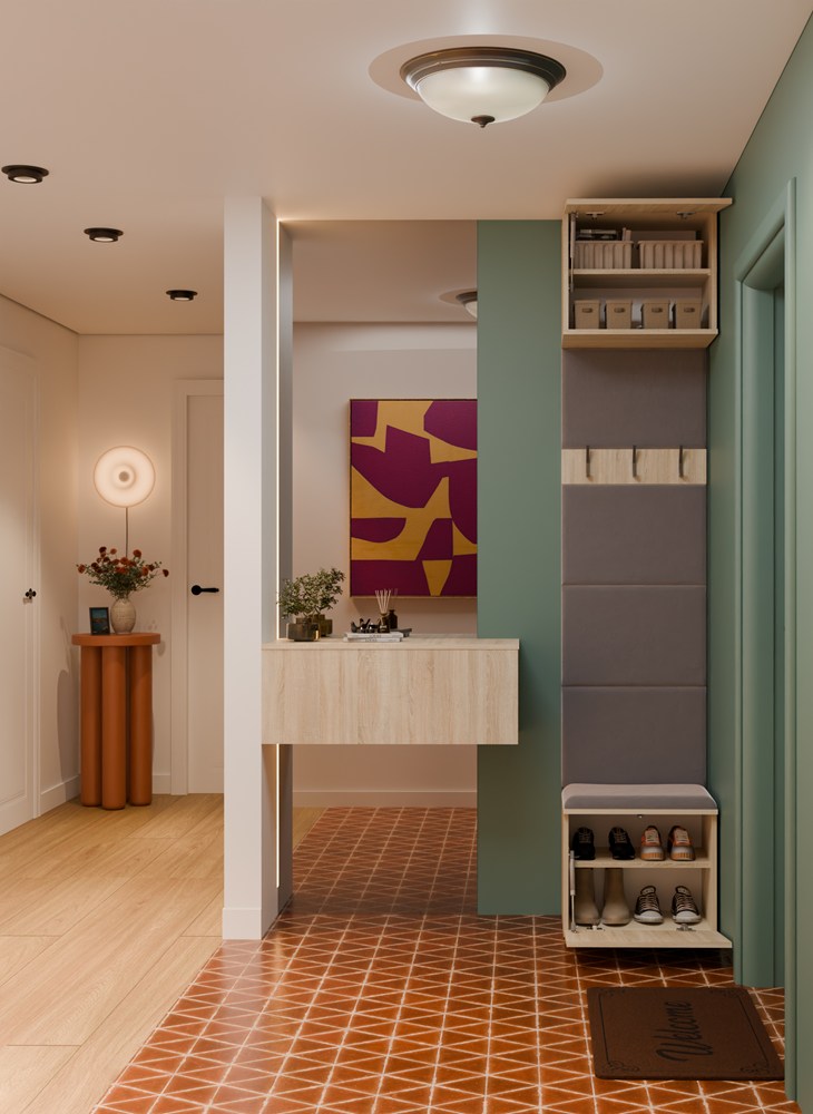 Garderobe Kleiderpaneel HAGA 1W EICHE SONOMA – Produktabbildung 4