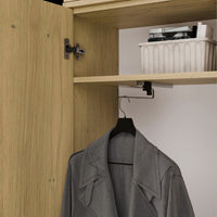 Garderobe Schrank HAGA 1SZ EICHE ARTISAN – Produktabbildung 6