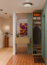 Garderobe Schrank HAGA 1SZ EICHE ARTISAN – Produktabbildung 4