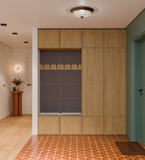 Garderobe HAGA IV/2Sz2W EICHE ARTISAN 2x Schrank + 2x Kleiderpaneel – Produktabbildung 4