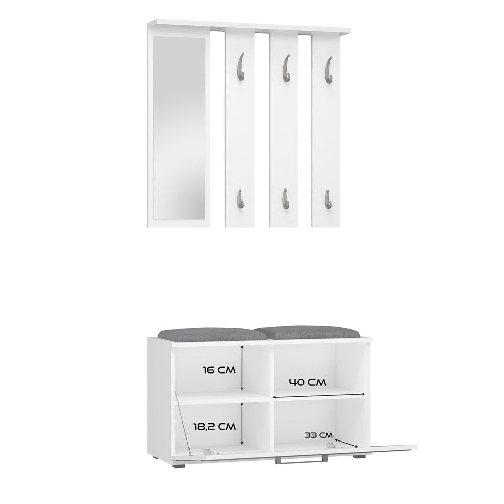 Garderobe Opal OPAL WEISS – Produktabbildung 7