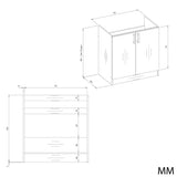 Küchenunterschrank KATIA D-80 EICHE ARTISAN – Produktabbildung 8