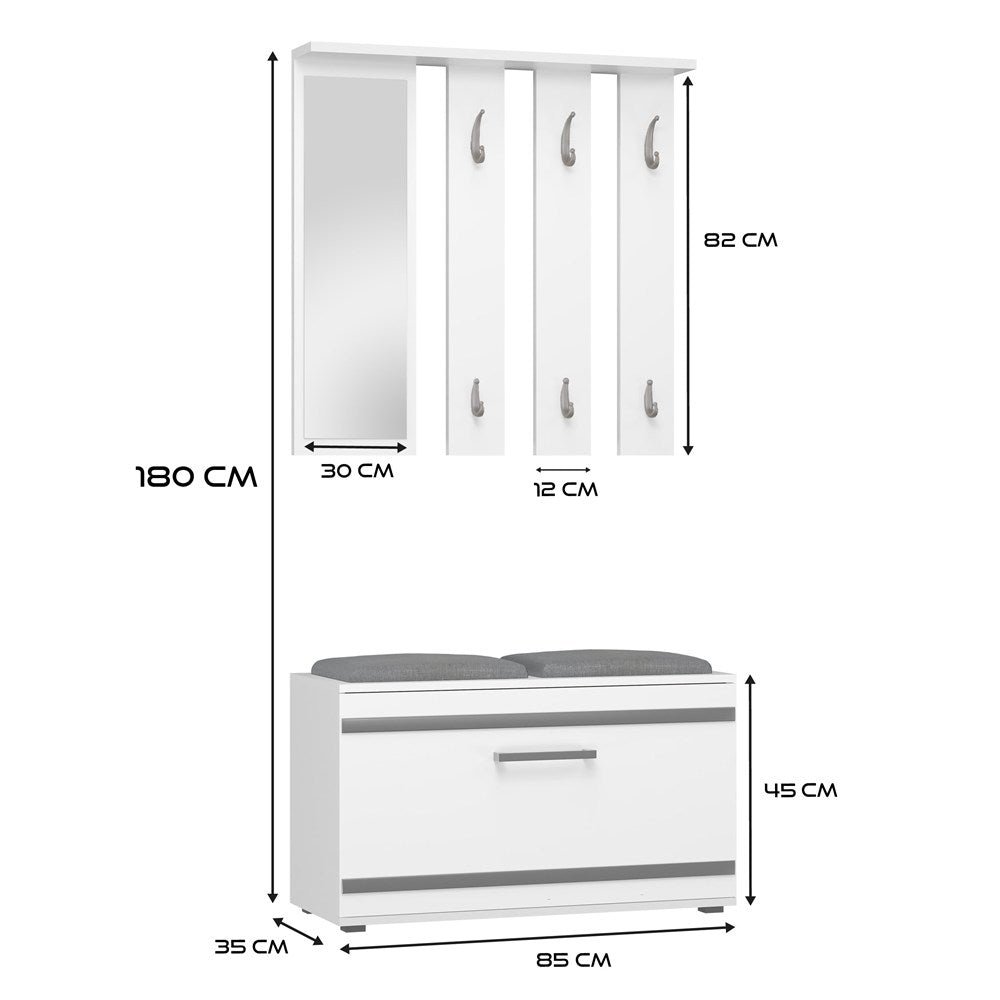 Garderobe Opal OPAL WEISS – Produktabbildung 8