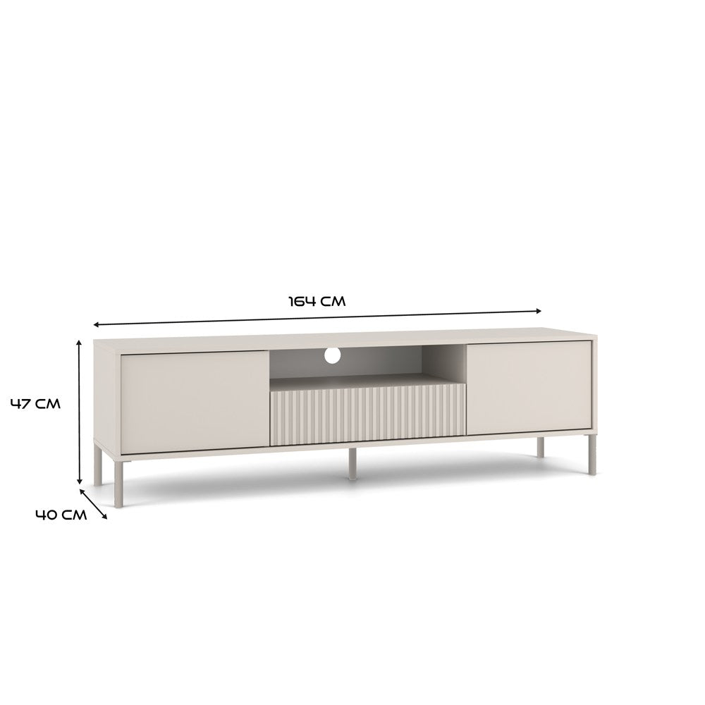 TV-SCHRANK KAMARO 160 KASCHMIR gerillte Front + klassische Front – Produktabbildung 9