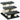 PawHut Hundetreppe 3 Stufen 34 cm Hoch Haustiertreppe für Hunde Katze Katzentreppe mit Kratzstamm Hunderampe