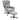 HOMCOM 360° drehbarer Loungesessel mit Hocker, höhenverstellbar, Chenille-Bezug, mit Lendenkissen, Cremeweiß