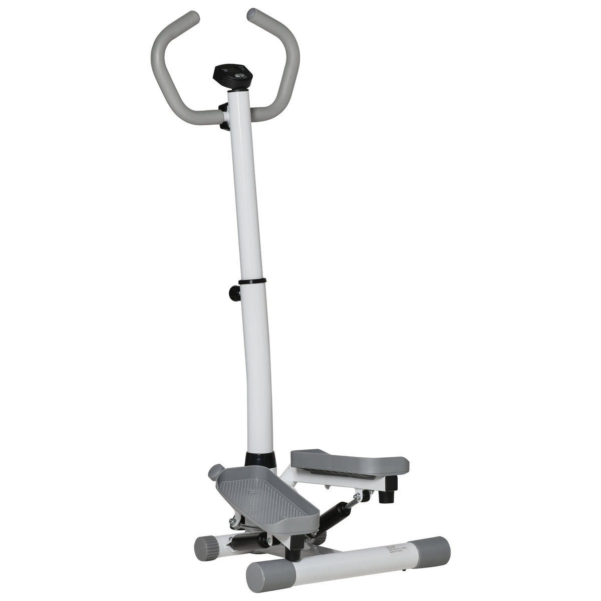 HOMCOM Stepper Heimtrainer für Zuhause mit LCD-Bildschirm einstellbare Geschwindigkeit Metall ABS 55 x 53 x