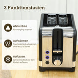 HOMCOM Wasserkocher- und Toaster-Set, 1,7 l 2200 W Schnellkoch-Wasserkocher mit Thermostat – Produktabbildung 7